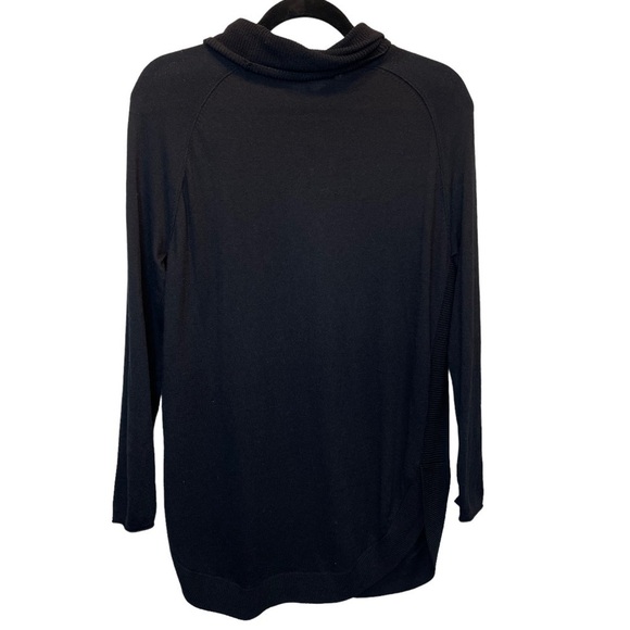 Caslon Turtleneck Tunic Sweater Black Small - Picture 3 of 7